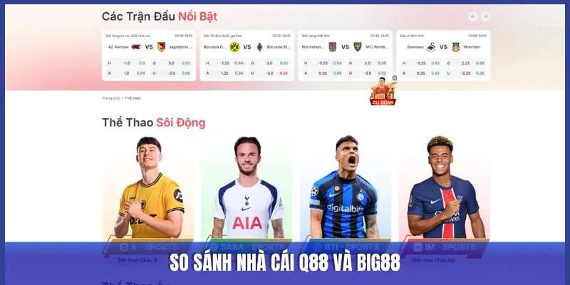 SO SÁNH NHÀ CÁI Q88 VÀ BIG88